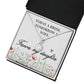 To My Wife Today a Bride Eternal Hope Necklace Message Card-Express Your Love Gifts