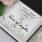 To My Wife Today a Bride Eternal Hope Necklace Message Card-Express Your Love Gifts