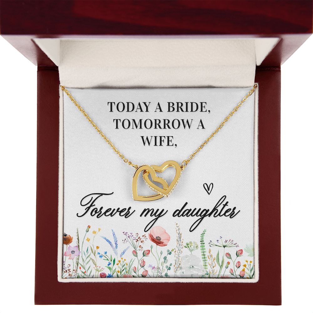 To My Wife Today a Bride Inseparable Necklace-Express Your Love Gifts
