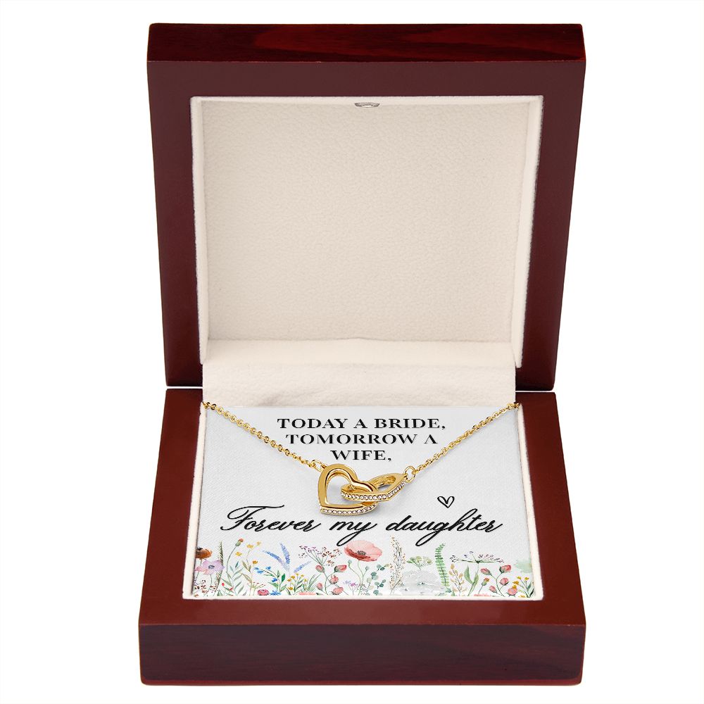 To My Wife Today a Bride Inseparable Necklace-Express Your Love Gifts