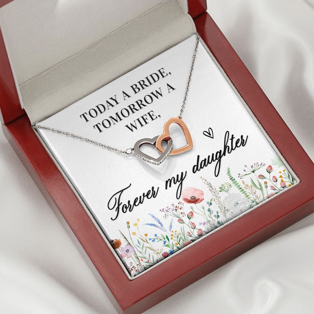 To My Wife Today a Bride Inseparable Necklace-Express Your Love Gifts