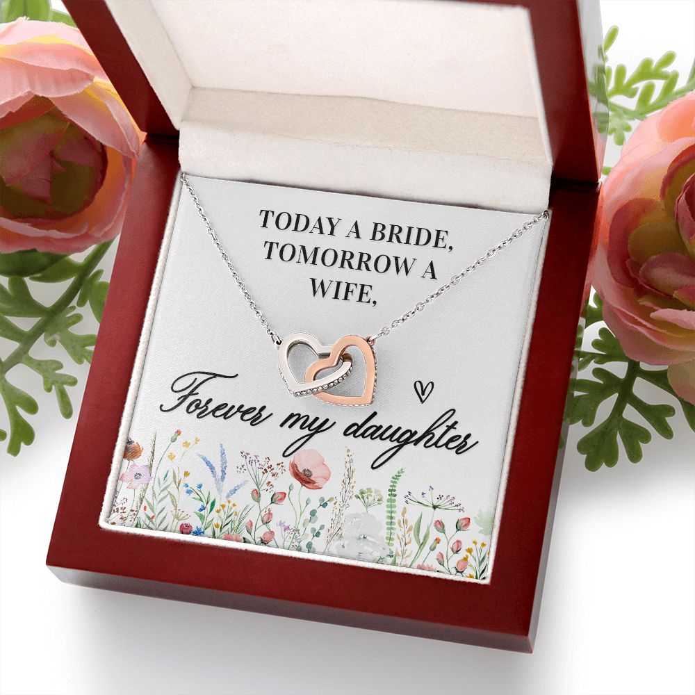 To My Wife Today a Bride Inseparable Necklace-Express Your Love Gifts