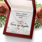 To My Wife Today a Bride Inseparable Necklace-Express Your Love Gifts