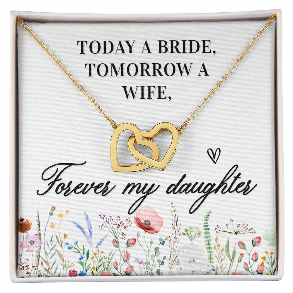 To My Wife Today a Bride Inseparable Necklace-Express Your Love Gifts