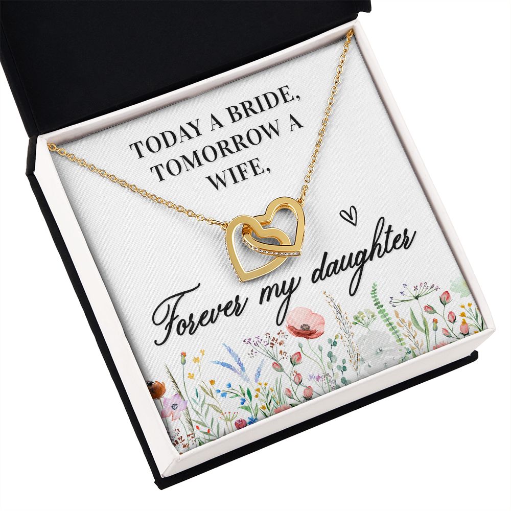 To My Wife Today a Bride Inseparable Necklace-Express Your Love Gifts