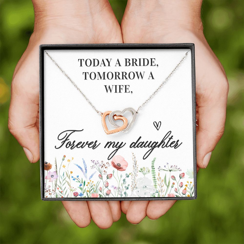 To My Wife Today a Bride Inseparable Necklace-Express Your Love Gifts