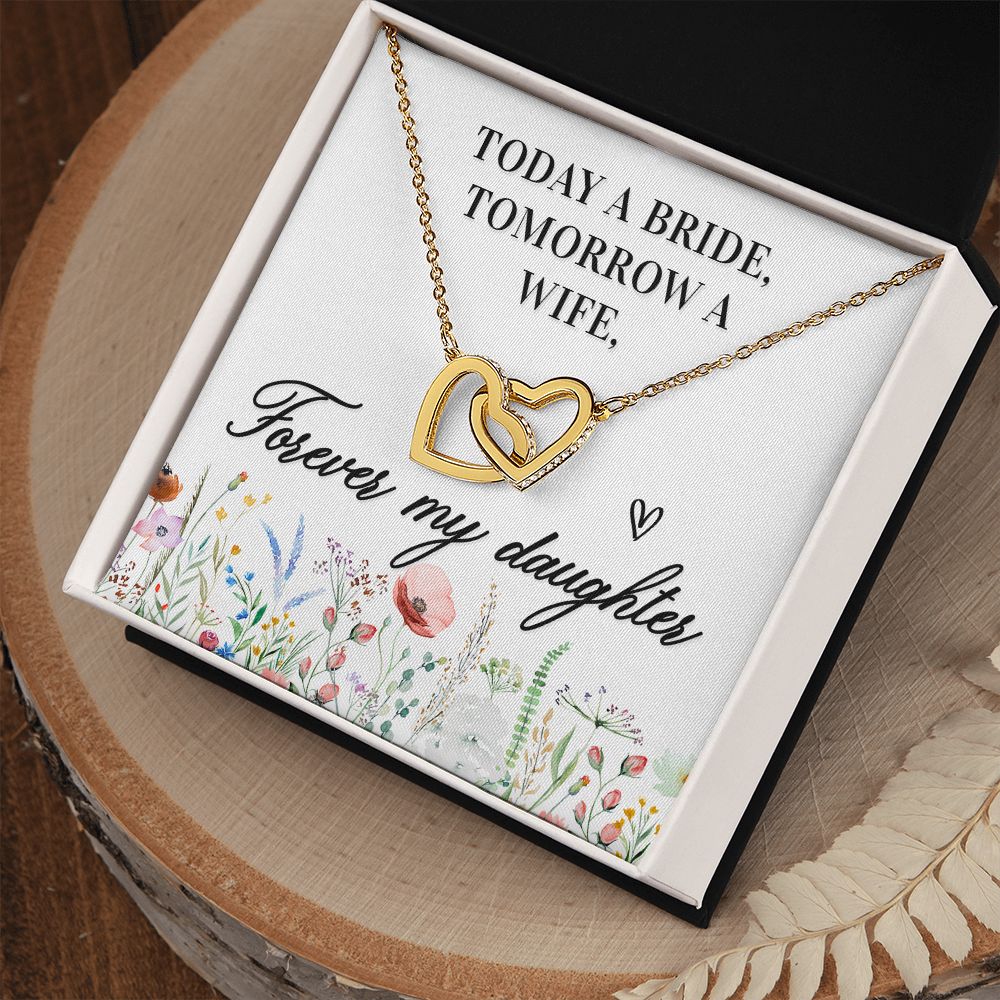 To My Wife Today a Bride Inseparable Necklace-Express Your Love Gifts