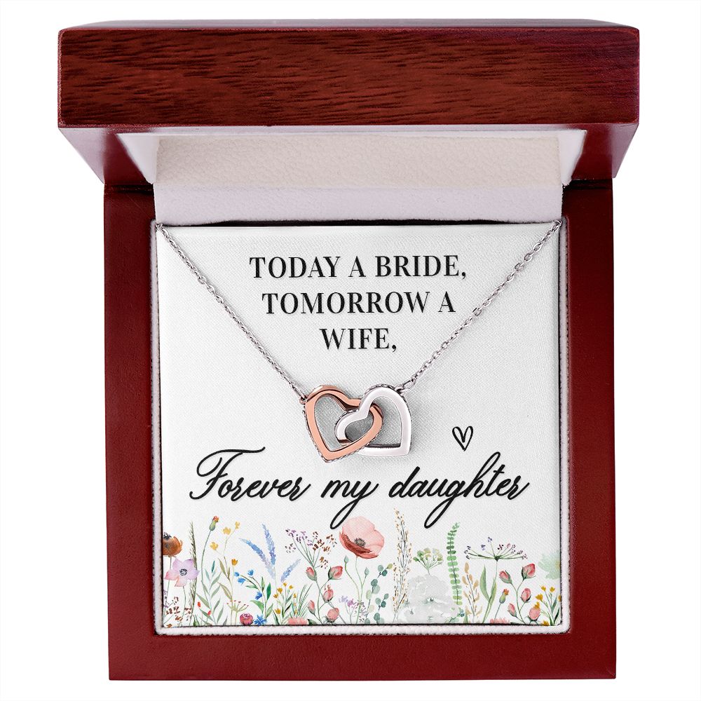 To My Wife Today a Bride Inseparable Necklace-Express Your Love Gifts
