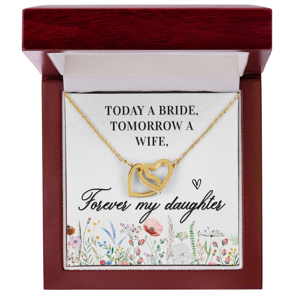 To My Wife Today a Bride Inseparable Necklace-Express Your Love Gifts