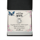 To My Wife Together Forever Military Wife Forever Necklace w Message Card-Express Your Love Gifts