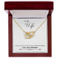 To My Wife Together We're Everything Inseparable Necklace-Express Your Love Gifts