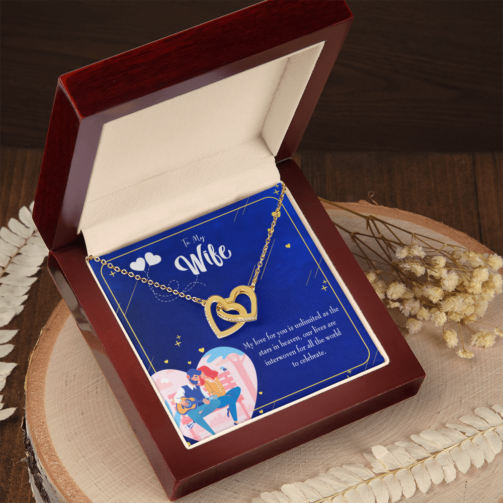To My Wife Unlimited Love Inseparable Necklace-Express Your Love Gifts