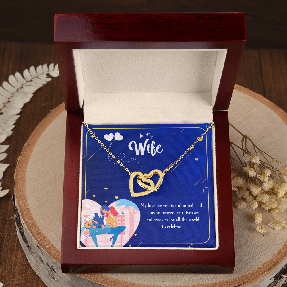 To My Wife Unlimited Love Inseparable Necklace-Express Your Love Gifts