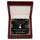 To My Wife When I count my blessings Alluring Ribbon Necklace Message Card-Express Your Love Gifts