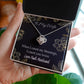 To My Wife When I count my blessings Infinity Knot Necklace Message Card-Express Your Love Gifts