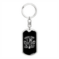 To My Wife When I Said I Do Keychain Stainless Steel or 18k Gold Dog Tag Keyring-Express Your Love Gifts