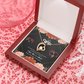 To My Wife Wife by my Side Forever Necklace w Message Card-Express Your Love Gifts