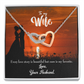 To My Wife Wife Love Story Inseparable Necklace-Express Your Love Gifts
