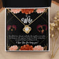 To My Wife Wife Partner Friend Infinity Knot Necklace Message Card-Express Your Love Gifts