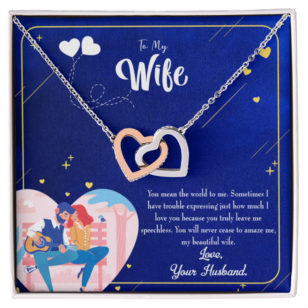 To My Wife Wife You Amaze Me Inseparable Necklace-Express Your Love Gifts