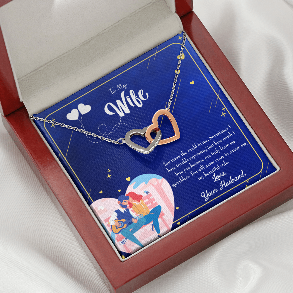 To My Wife Wife You Amaze Me Inseparable Necklace-Express Your Love Gifts