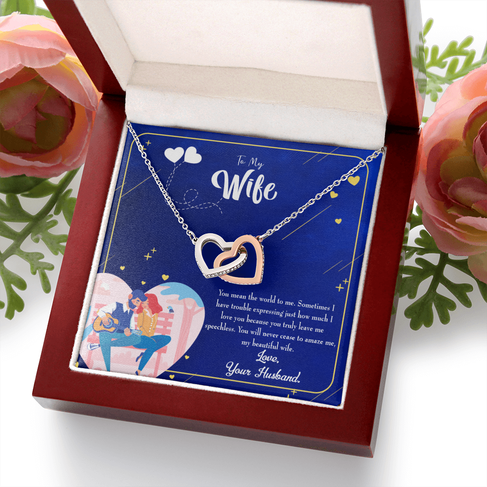 To My Wife Wife You Amaze Me Inseparable Necklace-Express Your Love Gifts