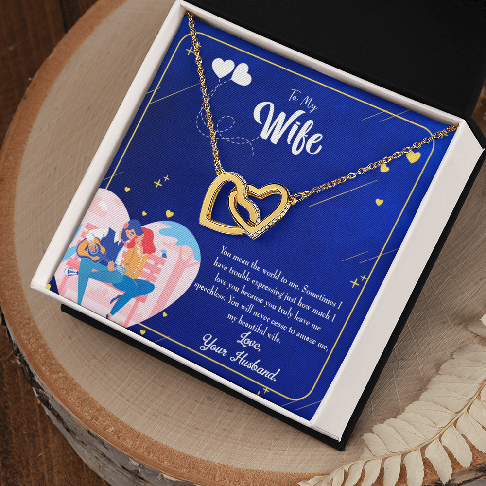 To My Wife Wife You Amaze Me Inseparable Necklace-Express Your Love Gifts