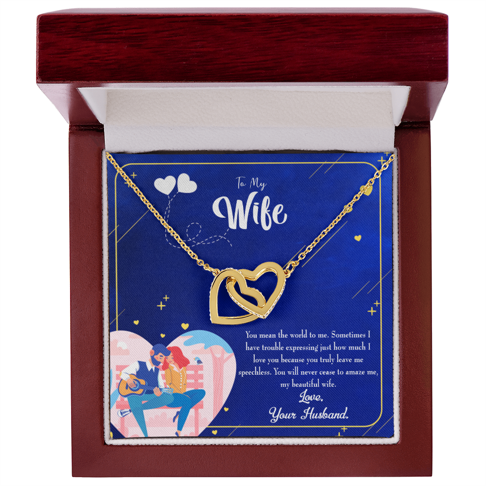 To My Wife Wife You Amaze Me Inseparable Necklace-Express Your Love Gifts