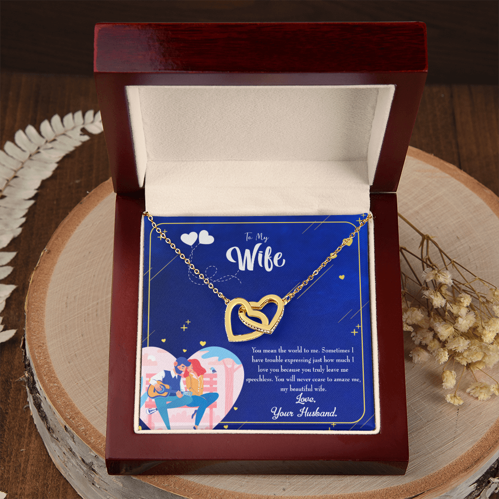 To My Wife Wife You Amaze Me Inseparable Necklace-Express Your Love Gifts