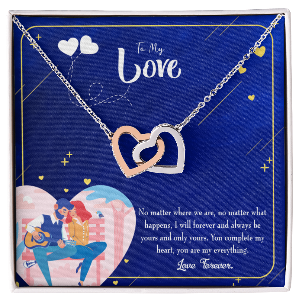 To My Wife Wife You Complete Me Inseparable Necklace-Express Your Love Gifts
