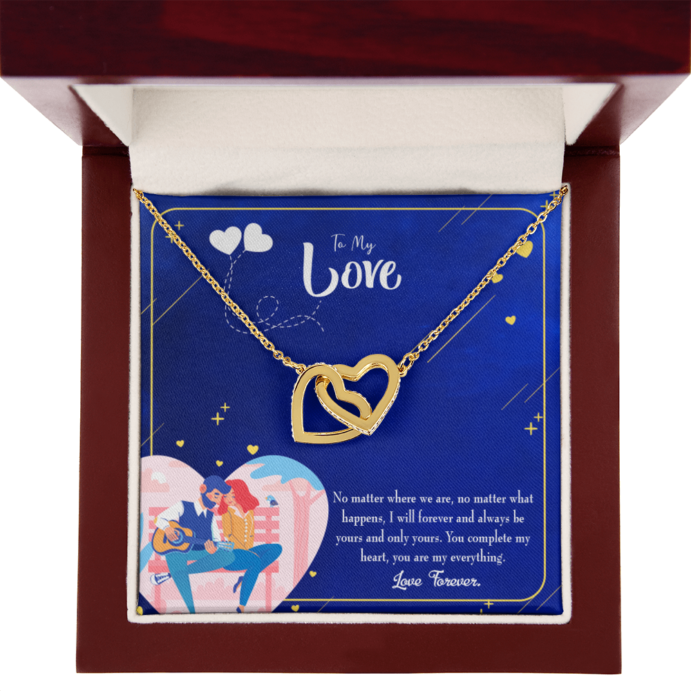 To My Wife Wife You Complete Me Inseparable Necklace-Express Your Love Gifts