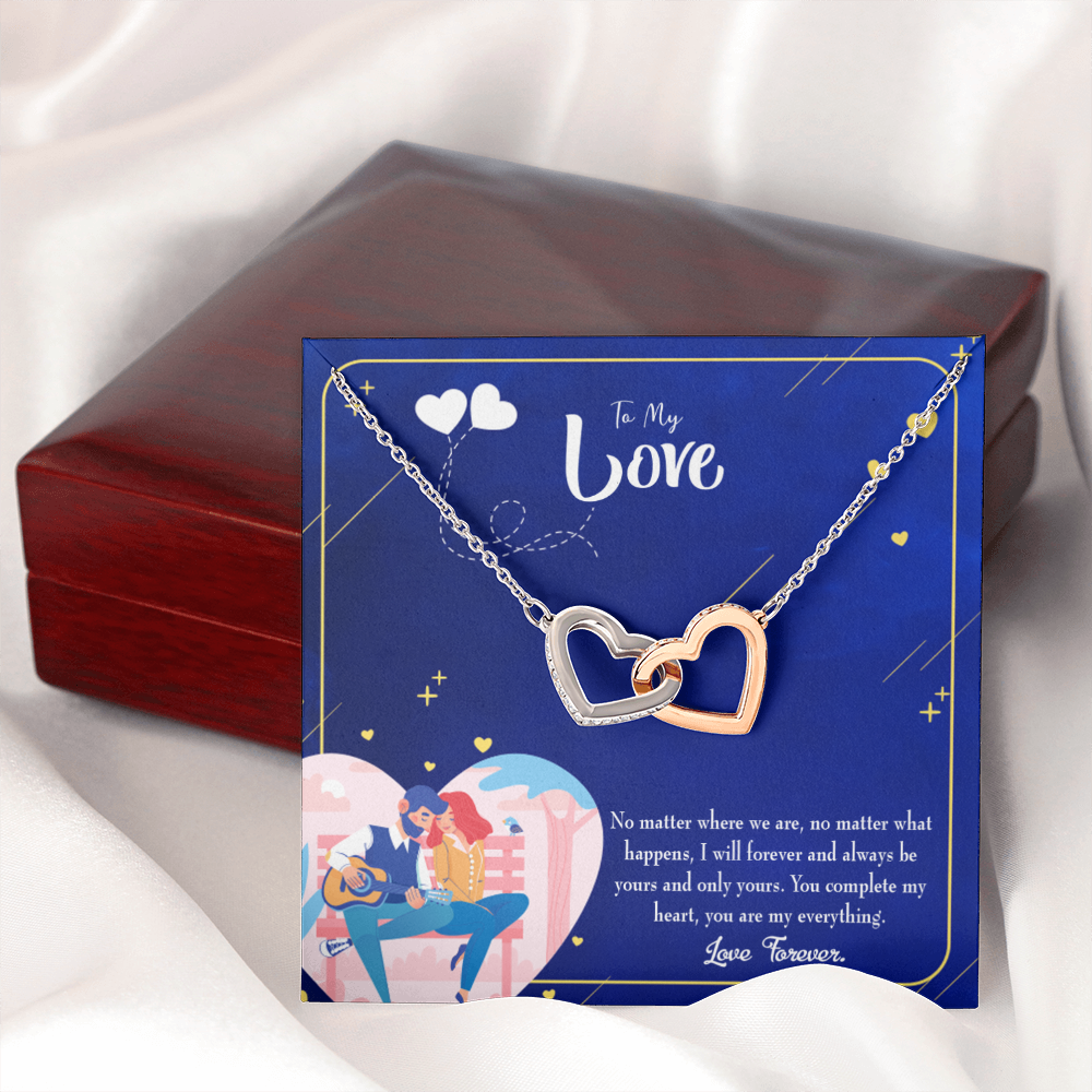 To My Wife Wife You Complete Me Inseparable Necklace-Express Your Love Gifts