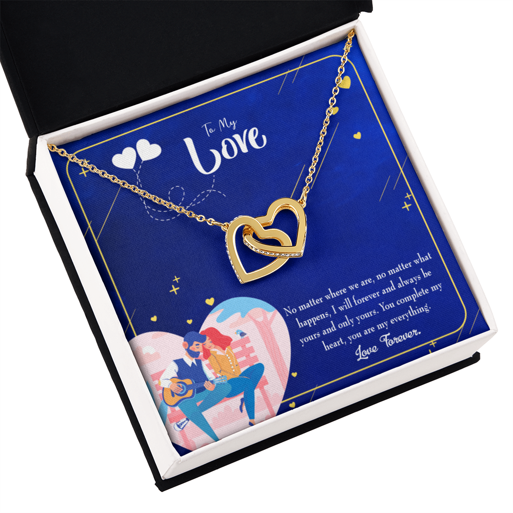 To My Wife Wife You Complete Me Inseparable Necklace-Express Your Love Gifts