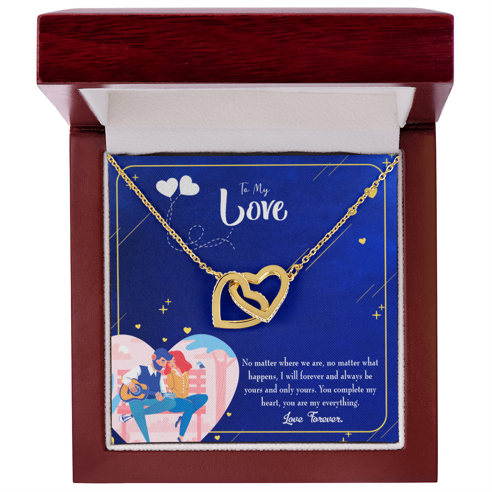 To My Wife Wife You Complete Me Inseparable Necklace-Express Your Love Gifts