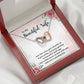 To My Wife Wine Gets Sweeter Inseparable Necklace-Express Your Love Gifts
