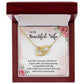 To My Wife Wine Gets Sweeter Inseparable Necklace-Express Your Love Gifts