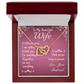 To My Wife Without You I Am Nothing Inseparable Necklace-Express Your Love Gifts