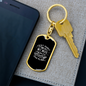 To My Wife Work Out Better Keychain Stainless Steel or 18k Gold Dog Tag Keyring-Express Your Love Gifts