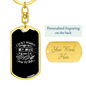 To My Wife Work Out Better Keychain Stainless Steel or 18k Gold Dog Tag Keyring-Express Your Love Gifts