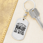 To My Wife Work Out Better White Keychain Stainless Steel or 18k Gold Dog Tag Keyring-Express Your Love Gifts
