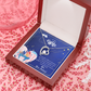 To My Wife You Amaze Me Forever Necklace w Message Card-Express Your Love Gifts
