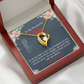 To My Wife You Are Cherished Birthday Message Forever Necklace w Message Card-Express Your Love Gifts