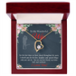 To My Wife You Are Cherished Birthday Message Forever Necklace w Message Card-Express Your Love Gifts