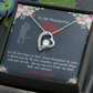 To My Wife You Are Cherished Birthday Message Forever Necklace w Message Card-Express Your Love Gifts