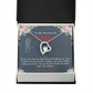 To My Wife You Are Cherished Birthday Message Forever Necklace w Message Card-Express Your Love Gifts