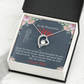 To My Wife You Are Cherished Birthday Message Forever Necklace w Message Card-Express Your Love Gifts