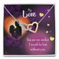 To My Wife You Are my Anchor Inseparable Necklace-Express Your Love Gifts
