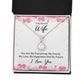 To My Wife You Are My Everything Eternal Hope Necklace Message Card-Express Your Love Gifts