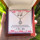 To My Wife You Are My Everything Eternal Hope Necklace Message Card-Express Your Love Gifts