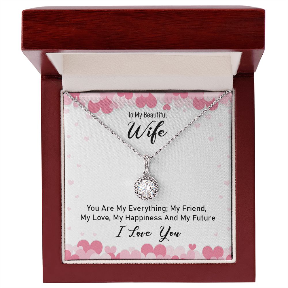 To My Wife You Are My Everything Eternal Hope Necklace Message Card-Express Your Love Gifts